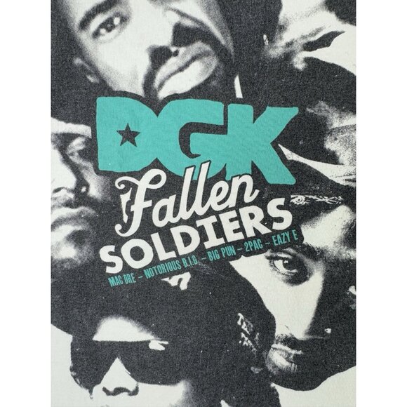 DGK x Kayo Corp Hip Hop Rap Tee Fallen Soldiers Mac Dre Big Pun 2Pac Eazy E BIG - Picture 5 of 16